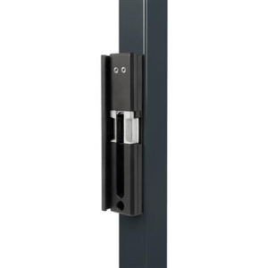 Surface mounted electric strike for Forty-, Fifty- and Sixtylock - (Emissa - Fail close) - RAL 9005