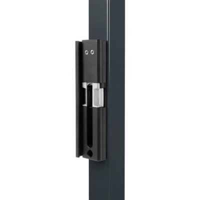 Surface mounted electric strike for Forty-, Fifty- and Sixtylock - (Emissa - Fail close) - RAL 9005