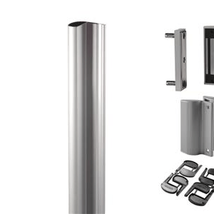 Set with N-LINE MAG profile, 2x MAGMAG3000, 3006PULL in Silver