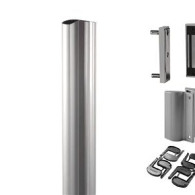 Set with N-LINE MAG profile, 2x MAGMAG3000, 3006PULL in Silver