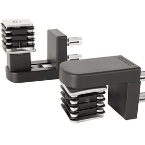 Compact, 2-way 90° hinge