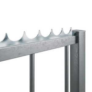 Electrogalvanized security strips to weld on, packed in 1 tube of 20 pieces