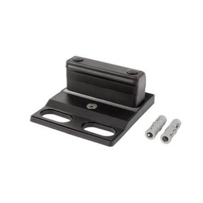 Bolt-on off-centered ground stop