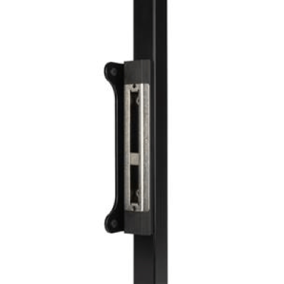 Stainless steel surface mounted keep for insert locks - aluminium