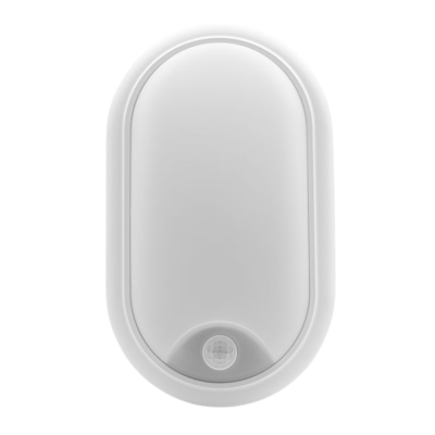 Ovia 15W IP54 LED Oval Bulkhead With PIR - CTA