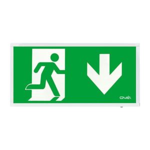 Ovia 4W LED IP20 EMERG SIGN DOWN - OEC4-D-W