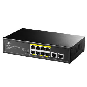 Cudy 8 Port 100M PoE+ Switch + 2 GB Uplink 120W