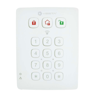Vesta radio keypad with proximity reader and Bluetooth. Includes 2 chiclet type proximity tags.