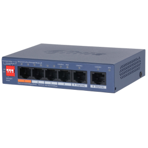 Dahua 6-Port Cloud Managed Desktop Switch with 4-Port PoE